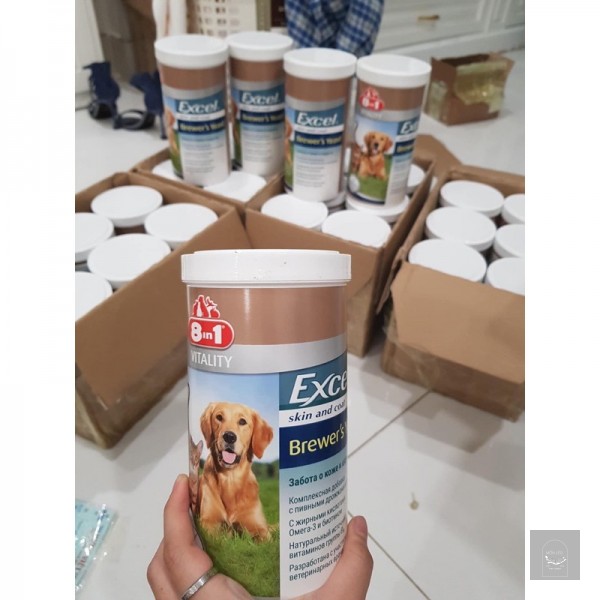 Viên mọc lông- excel brewers yeast 8in1