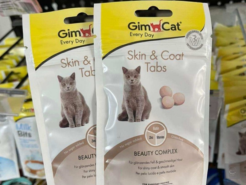 Viên nhai chống búi lông Gimcat Malt Tabs