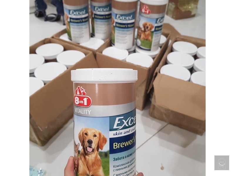 Viên mọc lông- excel brewers yeast 8in1